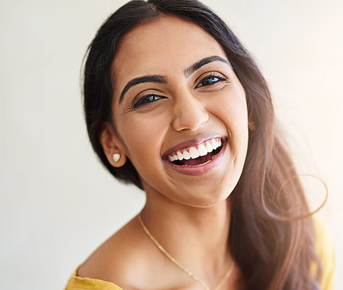 woman with a beautiful smile
