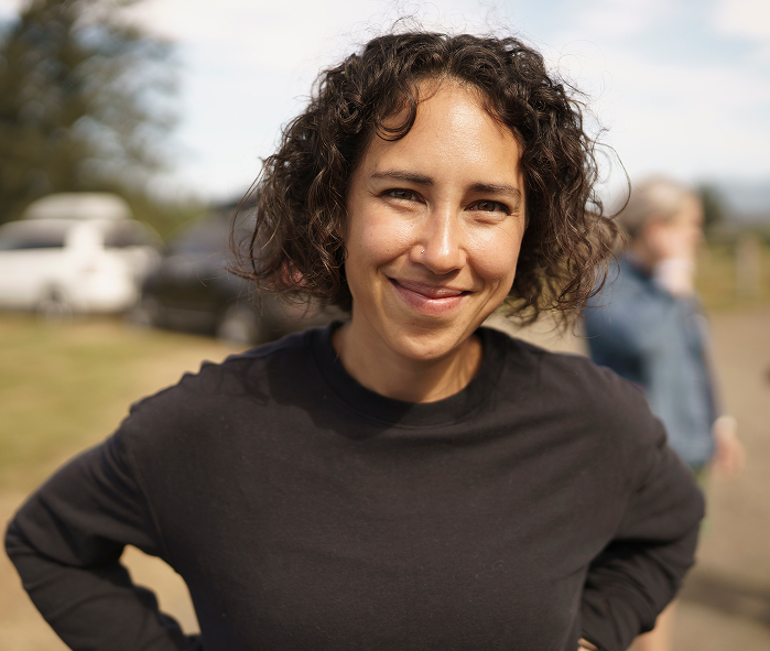 smiling woman